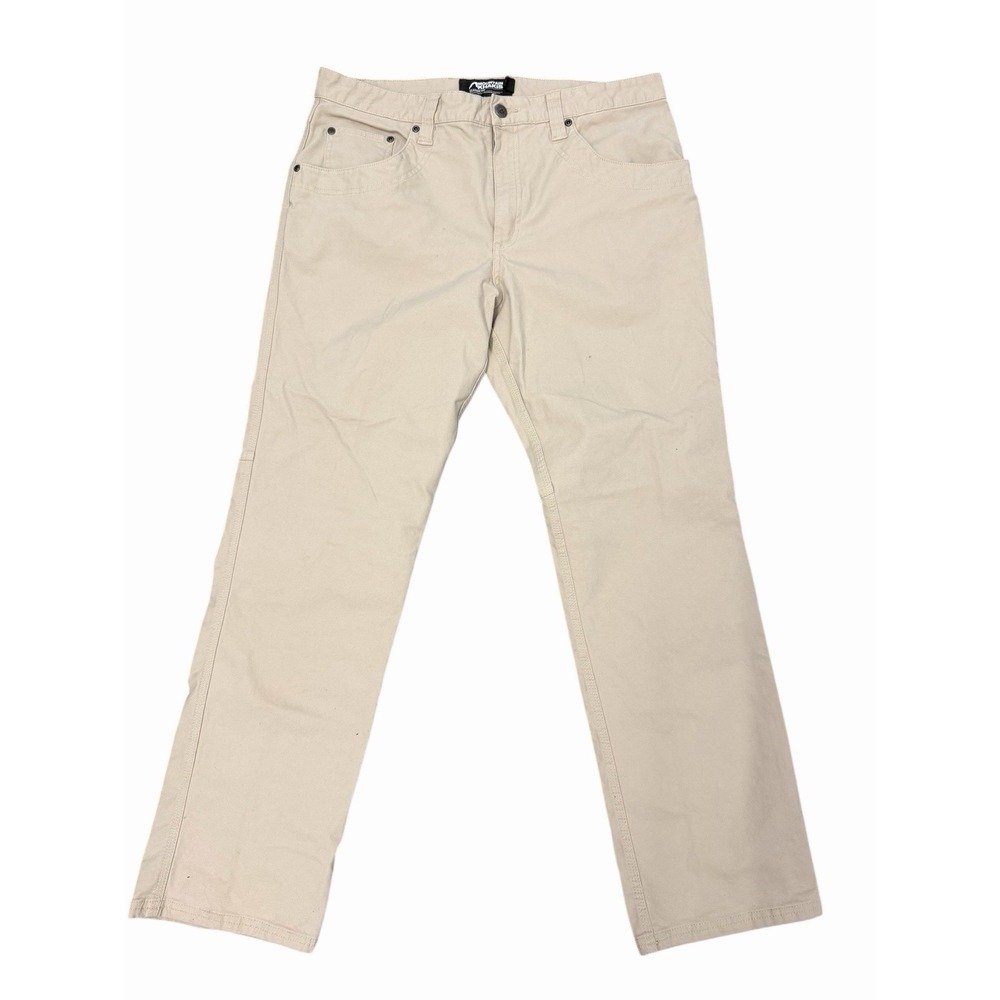 Mountain Khakis Corduroy Pants Classic Fit Straight Leg Tan Beige Men Size 36x32